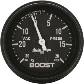 AUTO METER 2310 Autogage Boost-Vac/Pressure Gauge 2.625 in.