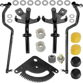 Caltric Steering Sector Drag Link Kit Compatible with John Deere L110 L111 L118 L120 L130 G110 L100 L105 L107 L108 GY20491 & GY20492 & GX20052