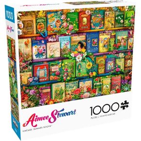 Buffalo Games - Aimee Stewart - Vintage Summer Books - 1000 Piece Jigsaw Puzzle for Adults Challenging Puzzle Perfect for Game Nights - 1000 Piece Finished Size is 26.75 x 19.75