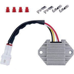 Replace 5TG-81960-00-00 YINNCKE Voltage Regulator Rectifier Fits for Yamaha YFZ 450 Bill Ballance Limited Special II X Edition 2004 2005 2006 2007 2008 2009 2012 2013 5TG 81960 00 00