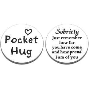 Anxiety Relief Gifts for Women Men, Sobriety Gifts for Women Men, Stocking Stuffers for Men Women Teens, 1 Year Sober Gifts for Men, 6 Month Sobriety Gift, Alcoholics Anonymous, Inspirational AA Coins