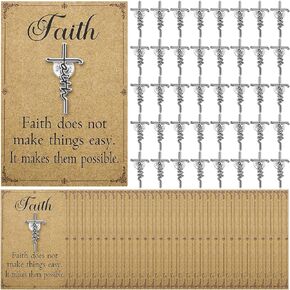 50 PCS FAINT CROSS HARD MONATING PIN GIFTS BROOCH CRISTOR