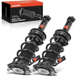 A-Premium Rear Pair (2) Complete Strut and Coil Spring Assembly Compatible with Subaru Impreza 2017 2018 2019, Without 18" Wheels, Driver and Passenger Side