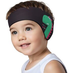 HeySplash Swimming Headband, Swimming Earplugs Kids Ear Plugs Ear Band Swimmer Ear Protection, Neoprene Ear Guard for Kids Adults, Keep Water Out & Hold Earplugs in, M, Pink Flamingo in Kuwait
