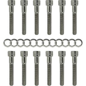 A.A SBF Stainless Steel Intake Manifold Bolt Kit Replacement for Ford V8 Small Block - 260, 289, 302, 5.0L