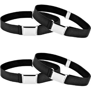 Tatuo 4 PCS Kids Buckle Belt Belt Kid قابلة للتعديل حزام حزام صبي تمتد للأطفال لصالح