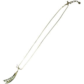 Pea Pod 5 Pearl Necklace for Silver Seasons…