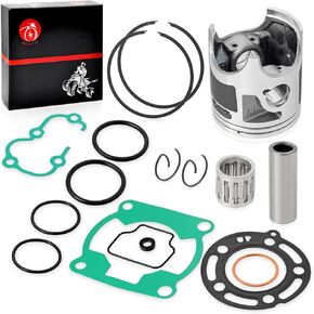 13008-1200 Top End Piston Bearing Ring Ring Samket Kit 48.5mm متوافق مع Kawasaki KX85 2001-2013 13001-0006 13033-1053 13033-1060