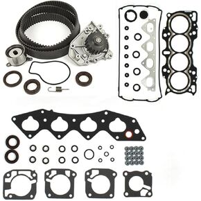 Head Gasket Set Timing Belt Water Pump Kit For HONDA CR-V 97-01 2.0L DOHC B20B4 Replace HS26159PT, 14400-P7J-004, 14510-P30-003