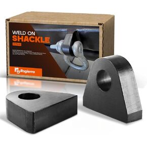 Steel Weld On Shackle Clevis Mounts 1" Thick (2-Pack)