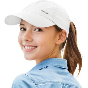 Sukeen Lightweight Kids Baseball Caps for Boy Girls, UPF50+ Kids Sun Hat Quick-Dry Youth Performance Hat for Outdoor Activity