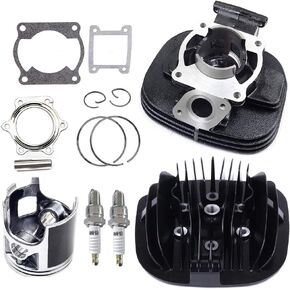 ECCPP New Cylinder Piston Ring Gasket for 1988-2006 for Yamaha Blaster 200 YFS200 YFS 200 Compatible fit for Cylinder Piston Gasket Top End Kit
