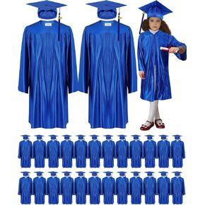 Xuhal Preschool Graduation Cap and Gown Set Kindergarten Grad Gowns Children Graduation Cap with 2025 Grad Tassel