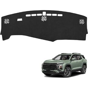 غطاء لوحة Dashboard Black Dash Cover Mat Carpet for Chevy 2025 Equinox Accessories Cover Cover Material Material Dash Mat Sunshade
