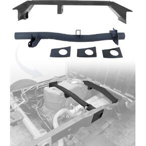 دعم خزان الوقود الأمامي والخلفي يناسب عضو المجلس الصلب لعام 2007-2014 Chevy Silverado & GMC Sierra 1500 EXT و CREW CAB ، Front Fuel Tank Crossmember for Silverado Accessories