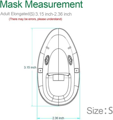 3 Packs Pediatric Standard Oxygen Mask with 6.6' Tubing and Adjustable Elastic Strap - Size S（Child Size-NO Cup） in Kuwait