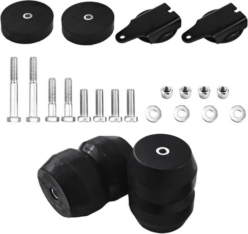 For250SDG Superension Helper Spring Kit متوافق مع 2011-2016 Ford F-250 Super Duty ، 2WD/4WD-بديل لـ Timbren ، يعزز التعليق مع Aeon Hollow Rubber Springs in Kuwait