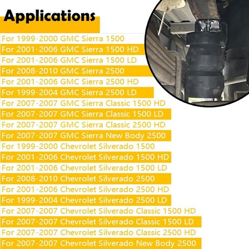 For250SDG Superension Helper Spring Kit متوافق مع 2011-2016 Ford F-250 Super Duty ، 2WD/4WD-بديل لـ Timbren ، يعزز التعليق مع Aeon Hollow Rubber Springs in Kuwait