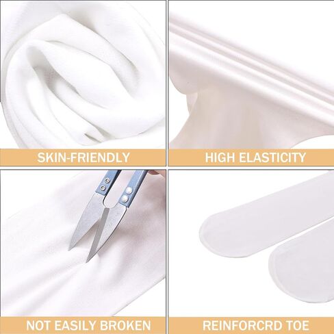 5 Pack Girls Knee High Socks Kids School Uniform Sheer Stockings Dress Long Socks for 7-18 Years Girls in Saudi Arabia