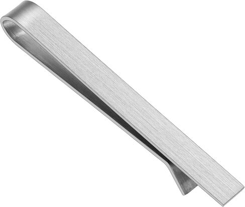 2.2/2.5 Inch Tie Clips for Men's tie in Gift Box, tie bar & pins set for larger width necktie in black red white blue color, Suitable for Wedding Anniversary Christmas Party in Saudi Arabia