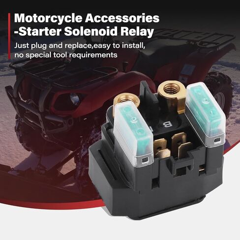 ترحيل الملف اللولبي المبتدئ المتوافق مع Yamaha ATV YFM 350 400 450 660 ، ملفات الملف اللولبي لبداية ATV لـ Grizzly Raptor Big Bear Kodiak Bruin Wolverine 2000-2009 Relay Relay in Kuwait