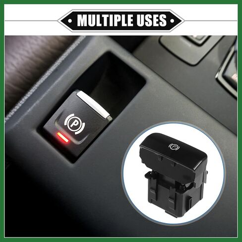 مفتاح التحكم في فرامل موتوفورتي الكهربائي التوافق مع Citroen C4 Picasso 2006-2020 ، ABS DAT Plastic Blastic Black Hand Brake Brake Switch Long in Kuwait