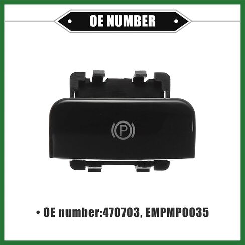 مفتاح التحكم في فرامل موتوفورتي الكهربائي التوافق مع Citroen C4 Picasso 2006-2020 ، ABS DAT Plastic Blastic Black Hand Brake Brake Switch Long in Kuwait