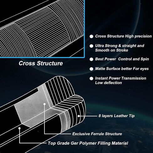CROWN ME Carbon Fiber Pool Cue Stick 12.5mm Tip Billiard Carbon Fiber cue in Kuwait