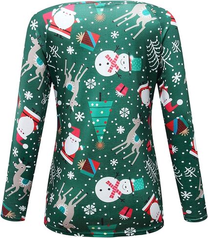Women's Casual T Shirt Holiday Party Blouse Tops in Saudi Arabia