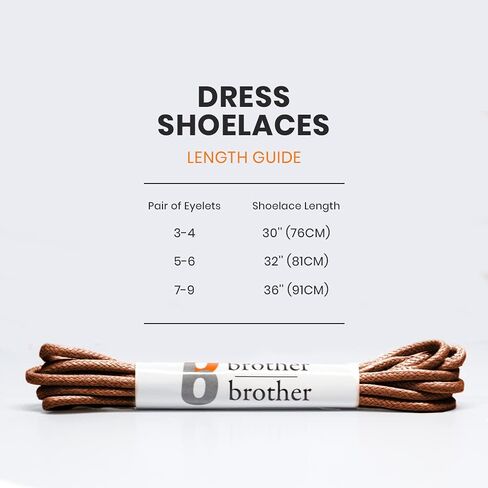 BB BROTHER BROTHER (7 Pairs Colored Oxford Dress Shoe Laces | Shoe Strings in Kuwait