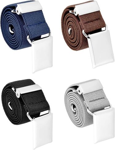 Tatuo 4 Pcs Kids Buckle Belt Kid Adjustable Elastic Belt Boy Stretch Belt for Children Favor in Saudi Arabia