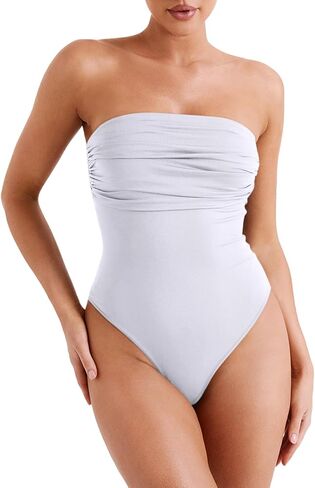 Reoria المرأة المثيرة المثيرة bodysuit أنبوب أعلى بلا أكمام بدلات جسم عصرية in Saudi Arabia