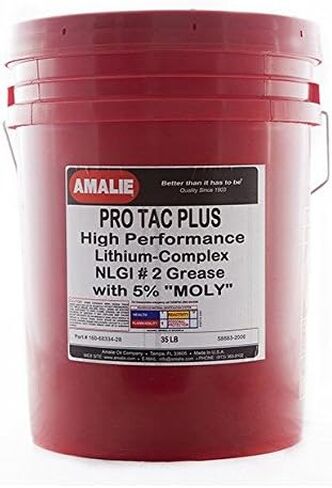 AMALIE PRO TAC Plus with Moly (160-68331-91) Gray Grease 14 Oz Tube, Pack of 10 in Saudi Arabia