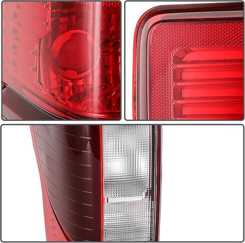 ECCPP F150 Tail Light Assembly Fit 2021 20222023 for Ford for F150 Rear Tail Brake Lamp Driver Side Black Housing Red Lens in Saudi Arabia