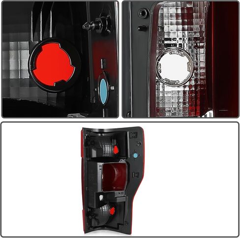 ECCPP F150 Tail Light Assembly Fit 2021 20222023 for Ford for F150 Rear Tail Brake Lamp Driver Side Black Housing Red Lens in Saudi Arabia