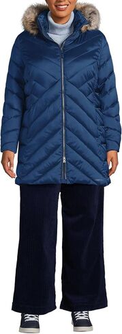 LAND 'END WOMIN'S FLEECE FLEECE Coated Primaloft Coat in Kuwait