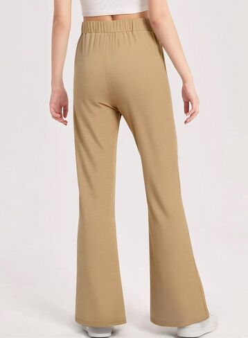 Blibean Tween Girls Bell Bottoms Pants موحدة طماق تقسيم مع جيوب حجم 6-15 سنة in Saudi Arabia