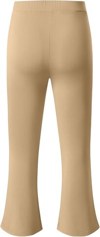 Blibean Tween Girls Bell Bottoms Pants موحدة طماق تقسيم مع جيوب حجم 6-15 سنة in Saudi Arabia