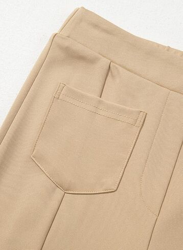 Blibean Tween Girls Bell Bottoms Pants موحدة طماق تقسيم مع جيوب حجم 6-15 سنة in Saudi Arabia