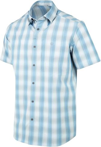 Beretta Men's Hovis Flex Performance UPF 50+ Sun Protection Outdoor Short Sleeve Down Down مع جيوب صدر مخفية in Kuwait