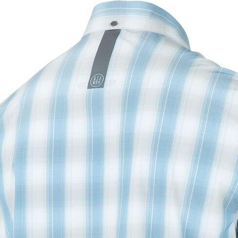 Beretta Men's Hovis Flex Performance UPF 50+ Sun Protection Outdoor Short Sleeve Down Down مع جيوب صدر مخفية in Kuwait
