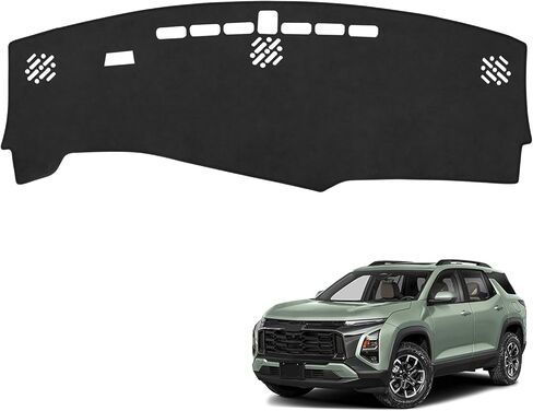 Black Dashboard Dash Board Cover Mat Carpet for Chevy 2025 Equinox Accessories Dash Cover Flannel Material Dash Mat Sunshade in Kuwait