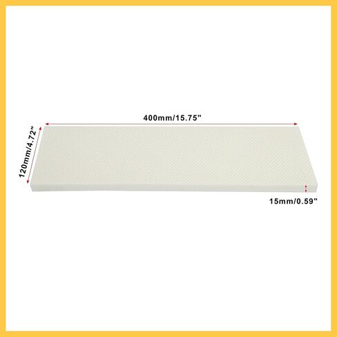 400x120x15mm أوتومت مرآب الحائط الحائط الحارس الوفير واقي مضاد للتصادم مقاومة المياه أبيض قطع غيار السيارات in Kuwait