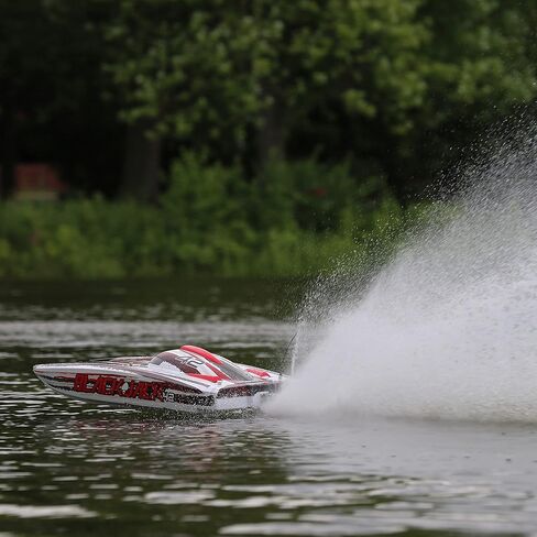Pro Boat RC Blackjack 42 بوصة 8S بطارية Catamaran RTR بدون فرشاة وشاحن غير متضمن أسود/برتقالي PRB08043T1 in Kuwait