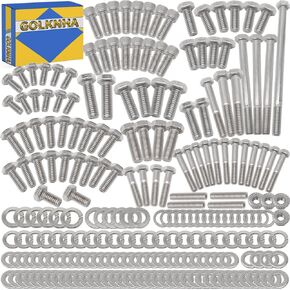 304 الفولاذ المقاوم للصدأ 228 PCS محرك hex hex kit يناسب نوع مدخل الجانب المركب من فورد بلوك صغير SBF 260 289 302