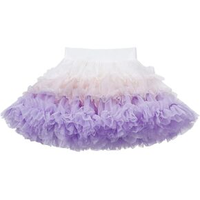 Tutu for Toddler Girls Princess Fluffy Soft Tulle Ballet Birthday Party Pettiskirt Tutu Skirt Dress (9M-5T) in Kuwait