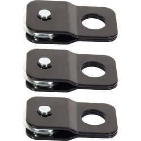3pcs Snatch Block 8000 lbs Block Pulley Hoist for 1/4 5/16 inch Ropes Self Recovery Accessory