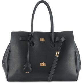 Genuine Leather Cowhide Top Handle Bag, Luxury Slouchy Design for Women and Men, Work Commuter Fashion