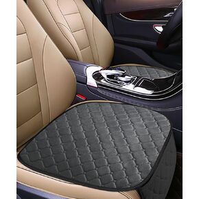 Zlirfy Car Seat Cover,Comfortable Car Seat Cushion,Car Seat Covers Protective Mat pad,Car Interior Seat Cover Cushion Pad Mat,Universal Front Seat Covers for Automotive,SUV,Truck (Black-2Pcs)