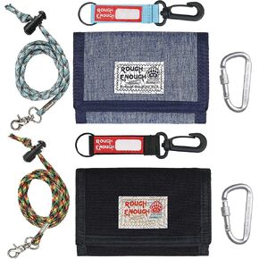 محفظة أولاد خشنة بما فيه الكفاية محفظة للأطفال المراهقين مع Lanyard Keychian للأولاد والبنات